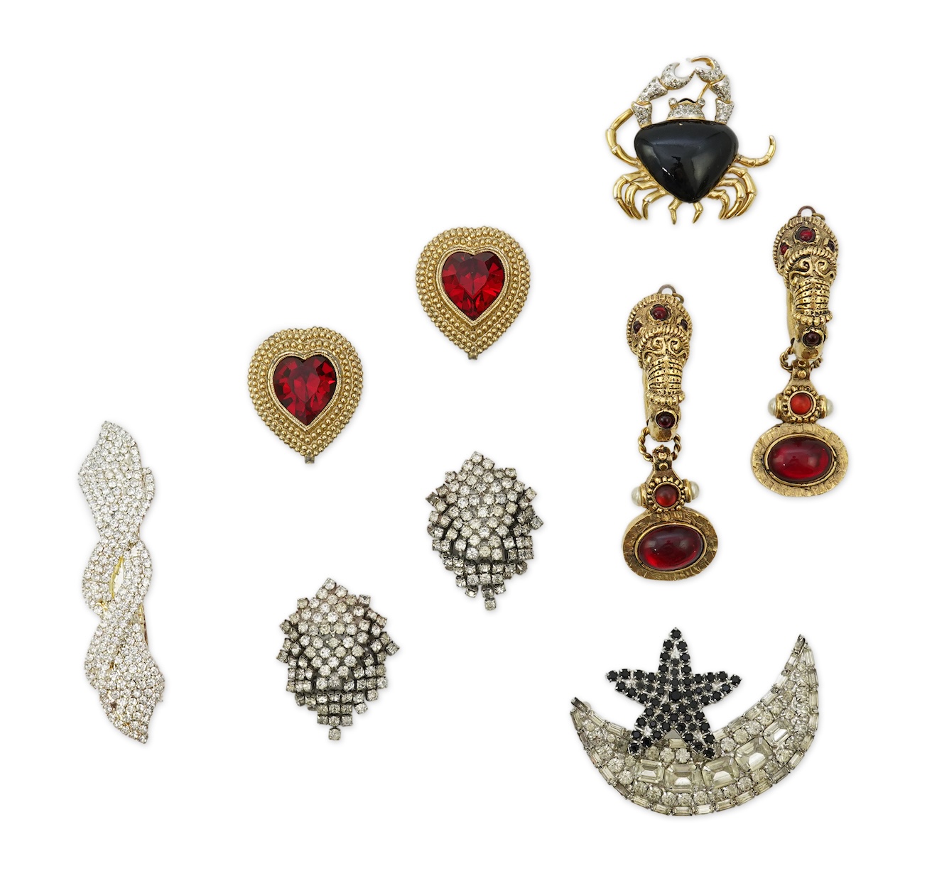 A collection of costume jewellery, mid-late 20th century